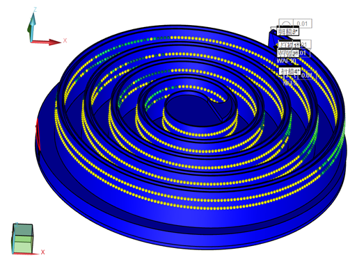 三坐標(biāo)如何解答渦旋壓縮機復(fù)雜曲面難題(圖6) 三坐標(biāo)如何解答渦旋壓縮機復(fù)雜曲面難題(圖6)