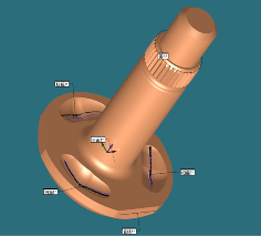 如何測量汽車剎車零部件異形槽中的三維曲線輪廓？