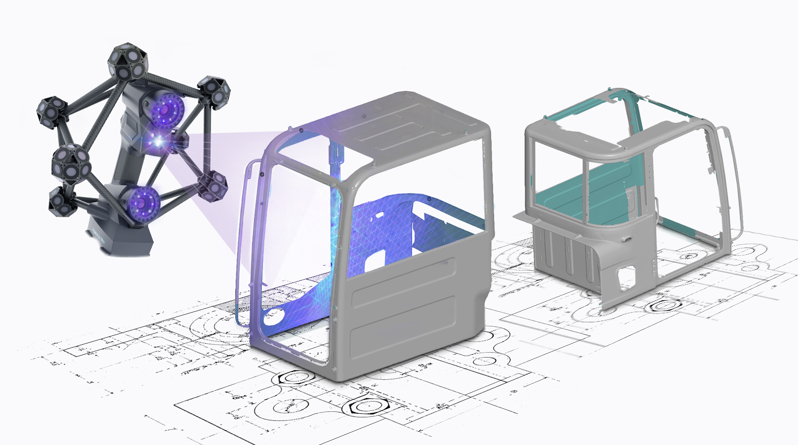 三維掃描技術在工程機械行業(yè)的應用